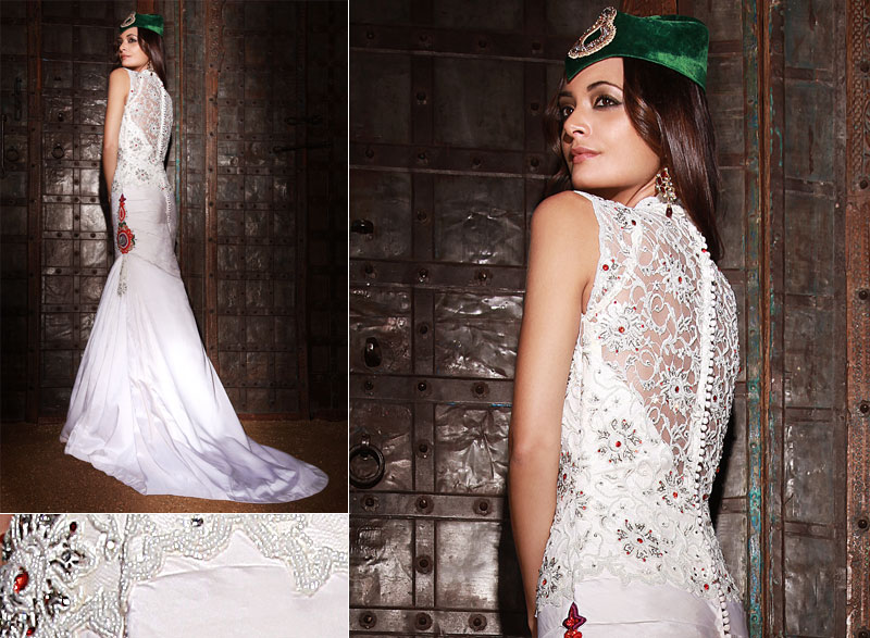 Indian fusion wedding outlet gowns